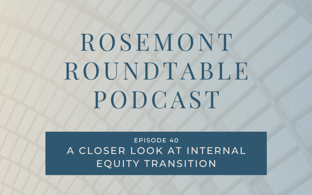 A Closer Look at Internal Equity Transition
